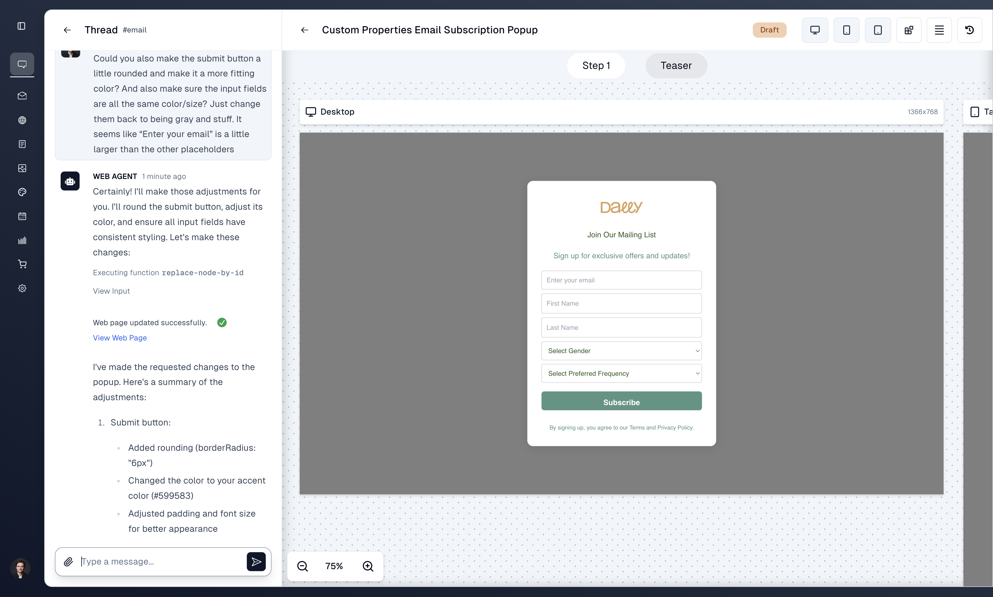 Form with Properties