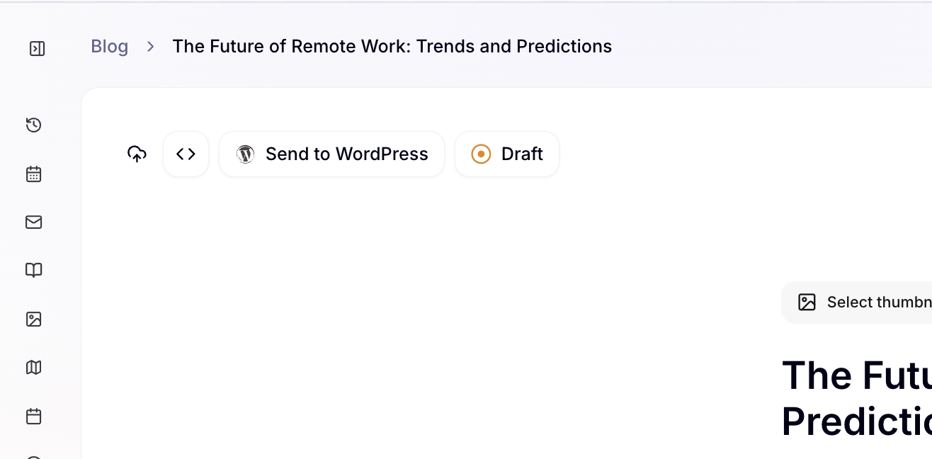 WordPress Sync Button